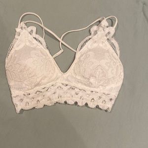 White Laced Bralette
